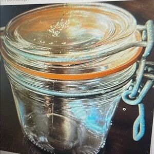 VTG LE PARFAIT SUPER 350 GLASS CANNING/STORAGE JAR - FRANCE